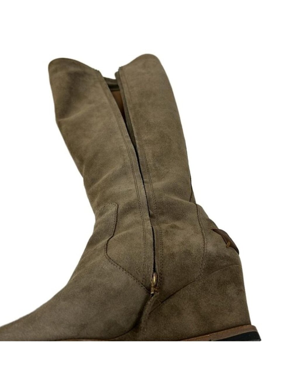Fendi Long Boots 36 Gray Beige Grey-beige - Picture 5 of 8